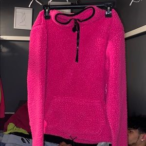 Pink sherpa jacket